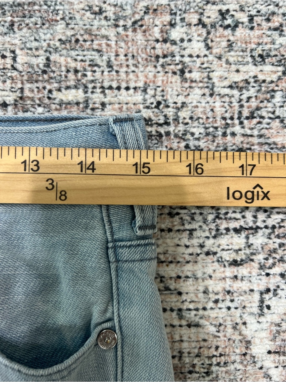 Pacsun Jeans Womens 30 Distressed Skinny Light Wash Stretch - Picture 9 of 12